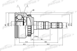ШРУС PCV1618