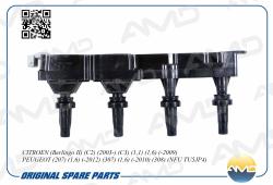 Катушка зажигания CITROEN Berlingo II C2 2003- C3 1,1 1,6 -2009 C4 1,6 2004- PEU AMD.EL842