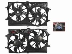 Диффузор радиатора в сборе FORD FOCUS 98-04 с кондиционером