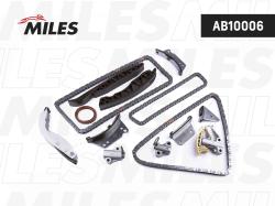 AB10006 Комплект цепи ГРМ KIA SORENTO 2.5 CRDi 02-10 без звездочек
