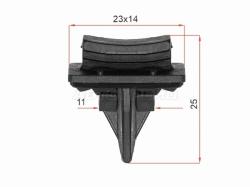 Клипса молдинга лобового стекла FORD TRANSIT (1 шт.)