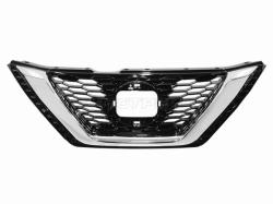 Решетка радиатора Nissan Qashqai 17-22 (Комплектация под камеру)
