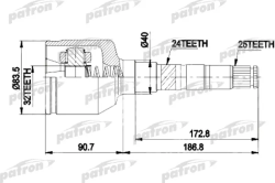 ШРУС PCV9537