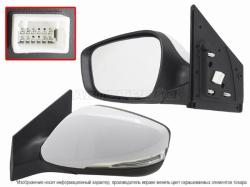 Зеркало Hyundai Elantra 10-16 (Слева/ Обогрев/ Регулировка/ Повторитель поворота/ Складывание/ 8 кон