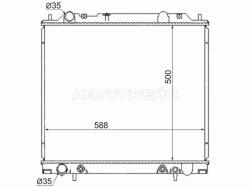 Радиатор Mitsubishi Delica 94-07