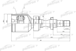 ШРУС PCV1567