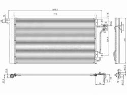 Радиатор кондиционера Volkswagen Transporter 03-15 / Multivan 03-15