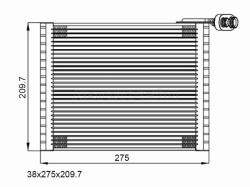 Испаритель кондиционера Toyota Ractis 10-16 / Vitz 10-20