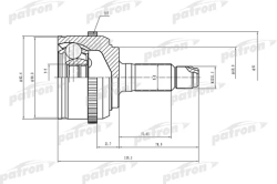 ШРУС PCV1503
