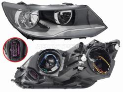 Фара Volkswagen Tiguan 11-17 (Справа/ Галоген/ С электрокорректором)