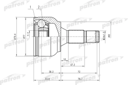 ШРУС PCV1456