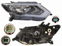 Фара Nissan X-Trail 17-22 (Справа/ Галоген/ ДХО/ С электрокорректором)