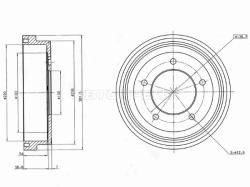 Барабан тормозной SUZUKI JIMNY 98-