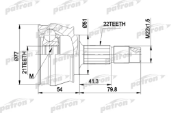 ШРУС PCV1296