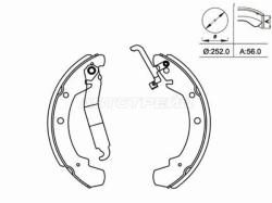 Колодки тормозные барабанные Volkswagen Transporter 90-03