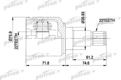 ШРУС PCV5026