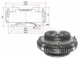 Вискомуфта TOYOTA ESTIMA EMINA/LUCIDA 2TZ#