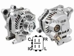 Генератор SUZUKI GRAND VITARA II 4x4 JT 2.4  09-15/SX4 2.0 10- J24B 12V 80A