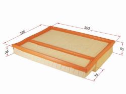 Фильтр воздушный MERCEDES W202 93-00/C208 CLK 97-02/S202 96-01/W163 98-04/W210 95-00