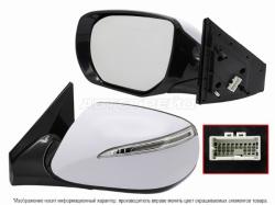 Зеркало Hyundai Santa Fe 12-15 (Слева/ Обогрев/ Регулировка/ Повторитель поворота/ 6 контактов)