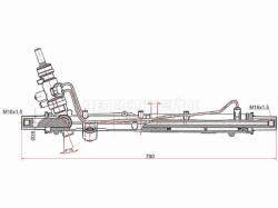 Рейка рулевая VOLKSWAGEN TRANSPORTER T5 03-09