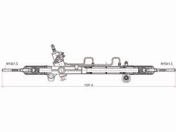 Рейка рулевая Toyota CAMRY 01-/LEXUS ES300 (диски R16) LHD