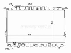 Радиатор Hyundai Sonata 98-13 / Kia Optima 00-05 / Hyundai XG 98-05 / Kia Magentis 00-06