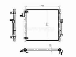 Радиатор кондиционера Tesla Model S 12-