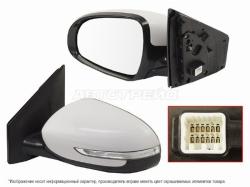 Зеркало Kia Sportage 15-22 (Слева/ Регулировка/ Повторитель поворота/ 5 контактов)