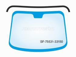 Молдинг лобового стекла (Сверху) Toyota Camry (XV70) 17-21 / Camry UAE/USA 17-20