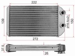 Радиатор отопителя салона TOYOTA COROLLA/SPRINTER/CARIB 95-00