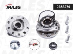 Ступица с подшипником OPEL ASTRA H/ZAFIRA B 1.9CDTI-2.0T 04- пер.(5 отверстий) DB83274