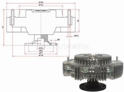 Вискомуфта TOYOTA HILUX,LAND CRUISER PRADO 1GR-FE 02-