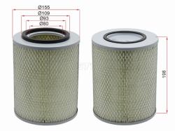 Фильтр воздушный ISUZU Trooper 91-/ OPEL Monterey 91-