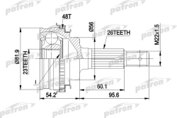 ШРУС PCV1347