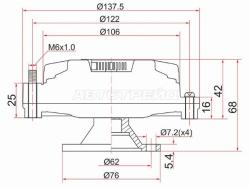Вискомуфта TOYOTA MARKII,SUPRA,CROWN 1G-FE 92-