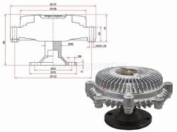 Вискомуфта TOYOTA MARK2,CHASER,CRESTA 1GFE BEAMS 98-