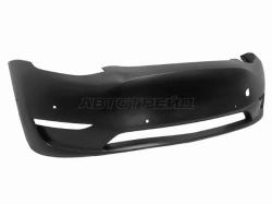 Бампер передний Tesla Model X 15-21 / Model Y 19- (Под ПТФ/ Под сонары(парктроники)/ С отверстием по