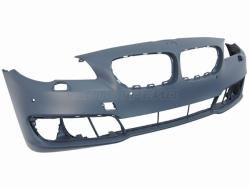 Бампер передний BMW 5-Series 13-17 (Под омыватели фар/ Под ПТФ/ Под сонары(парктроники)/ С отверстие