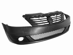 Бампер передний Renault Logan 09-16 (Под ПТФ)