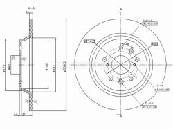 Диск тормозной (Сзади) Belgee X70 24- / Geely Atlas Pro 21-