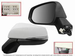 Зеркало Toyota RAV4 (XA50) 18- (Слева/ Обогрев/ Повторитель поворота/ Складывание/ 9 контактов)