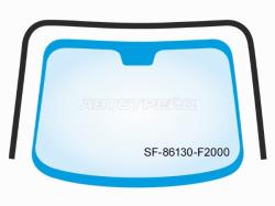 Молдинг лобового стекла (П-образный) Hyundai Elantra 15-20