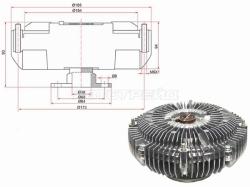 Вискомуфта TOYOTA LAND CRUISER/TUNDRA09- /SEQUOIA 07-/LEXUS LX570 07-