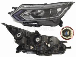 Фара Nissan Qashqai 17-22 (Слева/ Галоген/ ДХО/ С электрокорректором)