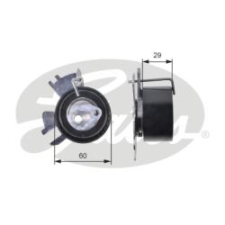 Натяжитель ремня ГРМ FORD/PEUGEOT/CITROEN 2.0HDI 06- T43231