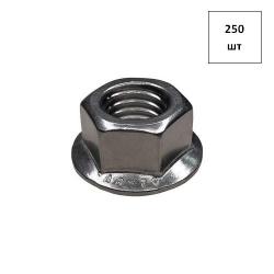 Гайка с фланцем М 8 нерж. DIN 6923-A4 250шт FORTLUFT sts017955