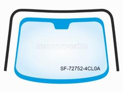 Молдинг лобового стекла (П-образный) Nissan X-Trail 13-22 / Rogue 14-21