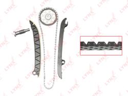 Комплект цепи грм AUDI A3 1.2T 10-12 SKODA FABIA II 1.2T 10-12 / OCTAVIA(1Z) 1.2T 10-12 / ROOMSTER tk-0003