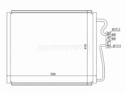 Радиатор кондиционера BMW 7-Series 94-01